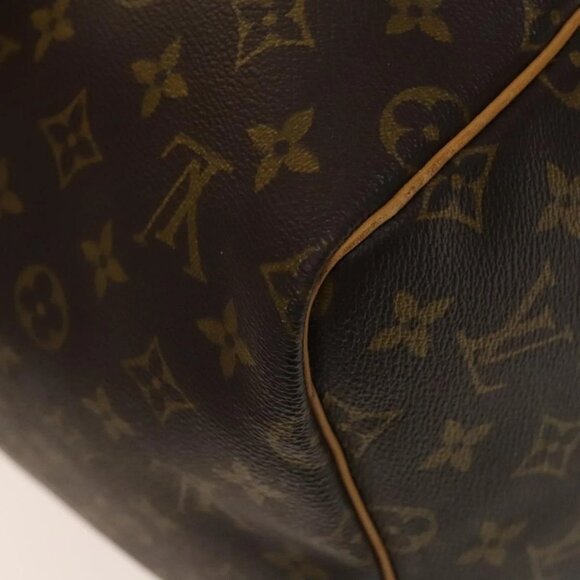LOUIS VUITTON Monogram Keepall 55 Boston Bag M41424 LV Auth 142205 - Picture 4 of 16